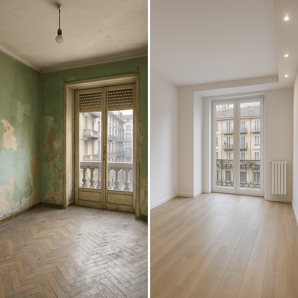 Ristrutturazione casa Torino