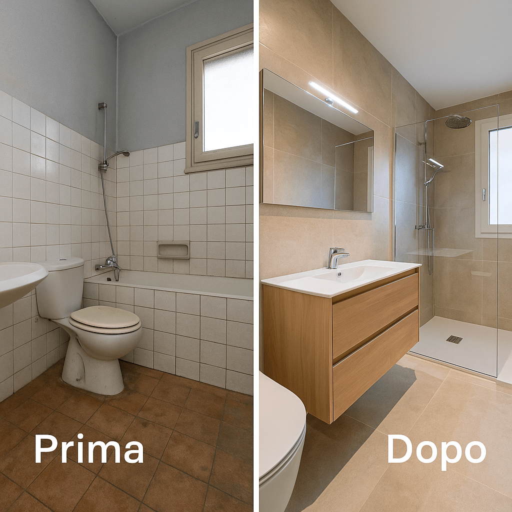 ristrutturazione bagno base Torino