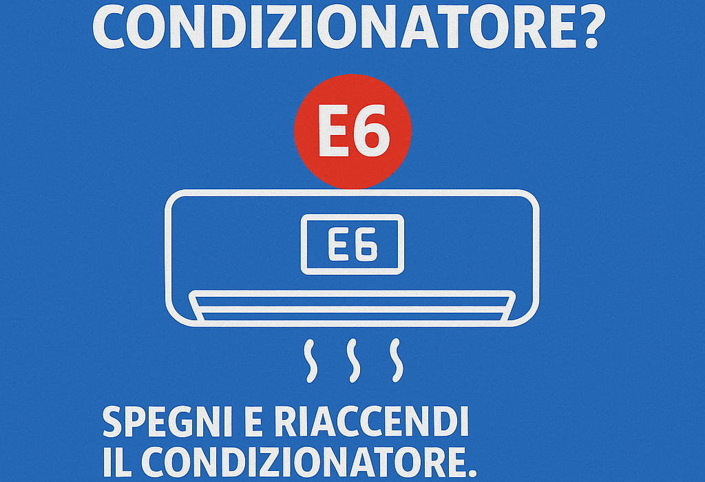 condizionatore errore E6