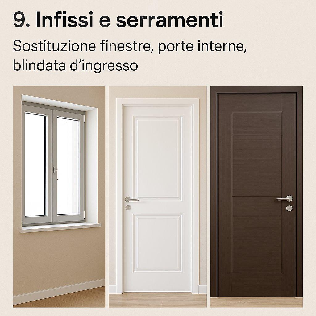 Nelle nostre ristrutturazioni di appartamenti ogni installazione viene realizzata con materiali di qualità e posa certificata