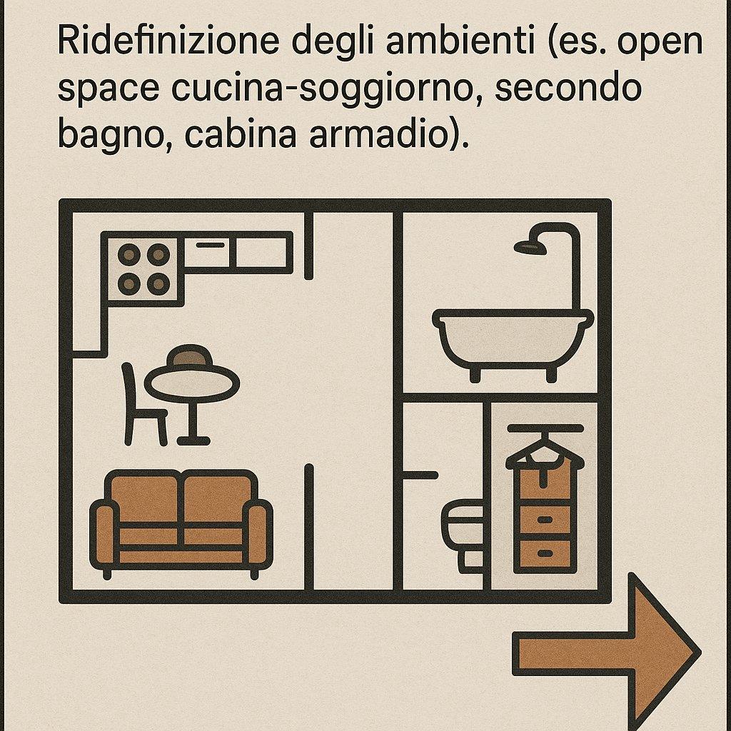 Ambienti personalizzati con ristrutturazionia appartamenti a Torino