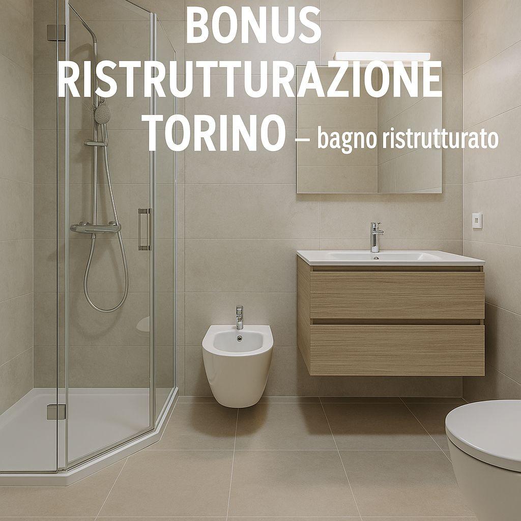 Bonus ristrutturazione bagno Torino