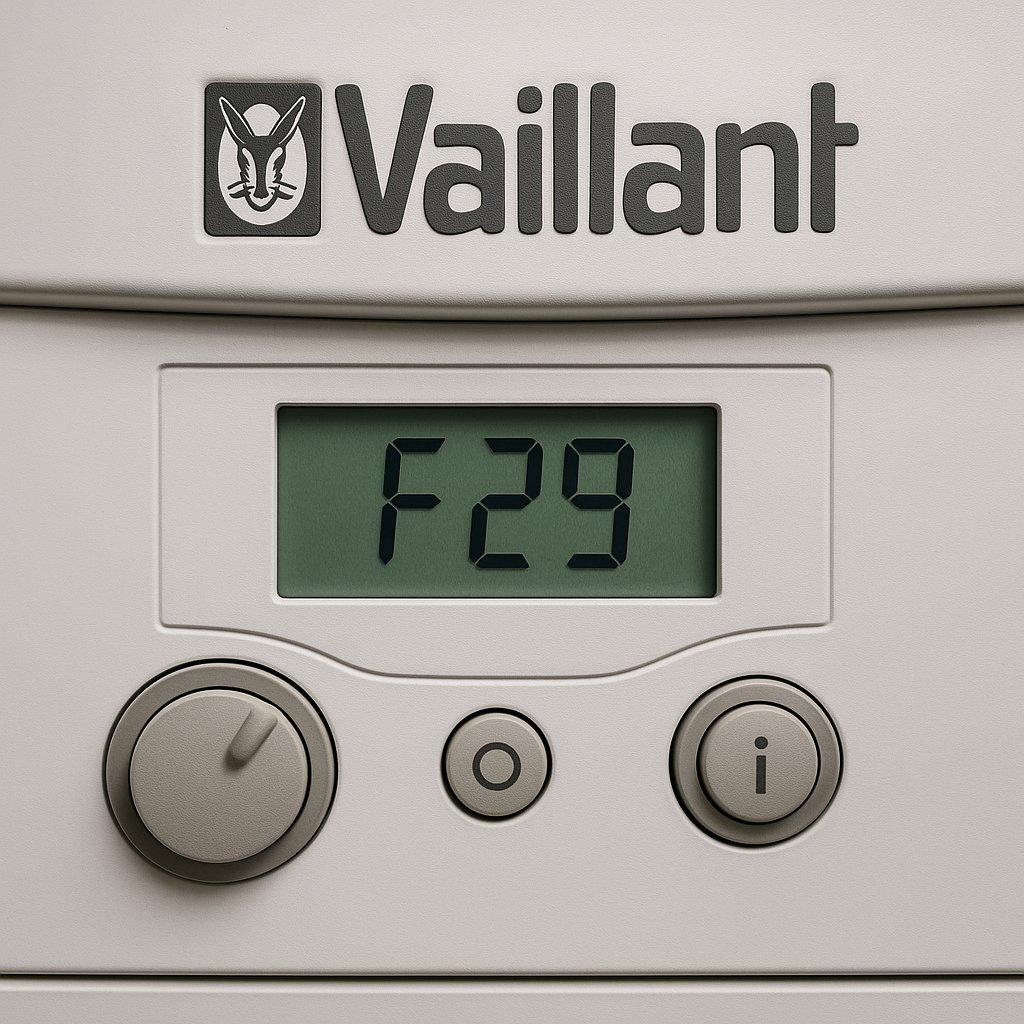 Errore F29 caldaia Vaillant spegnimento fiamma