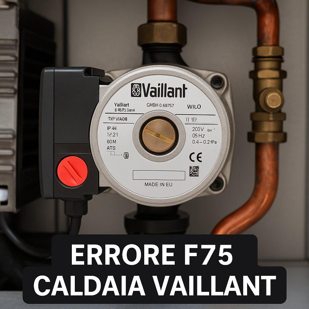 Riparazione caldaia Vaillant errore F75 a Torino