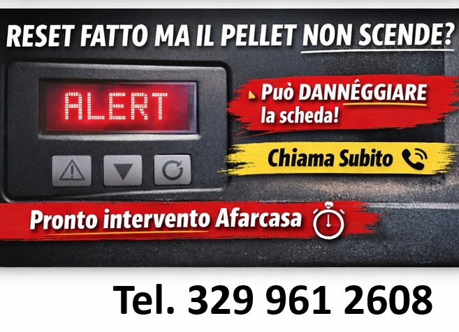 Reset stufa Extraflame guida pratica